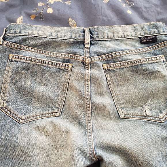 j crew goldsign destructed jeans sz 29 - Picture 5 of 7